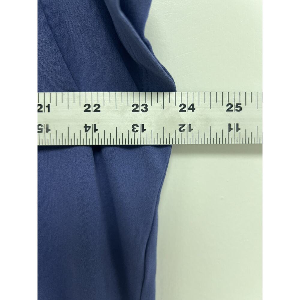 EILEEN FISHER Women Interlock Scoop Neck Sleep Tee Silk Navy Small A001922 - Picture 7 of 7